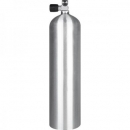 BtS Aluminiumflasche 80 cft 207 bar mit Monoventil, silber
